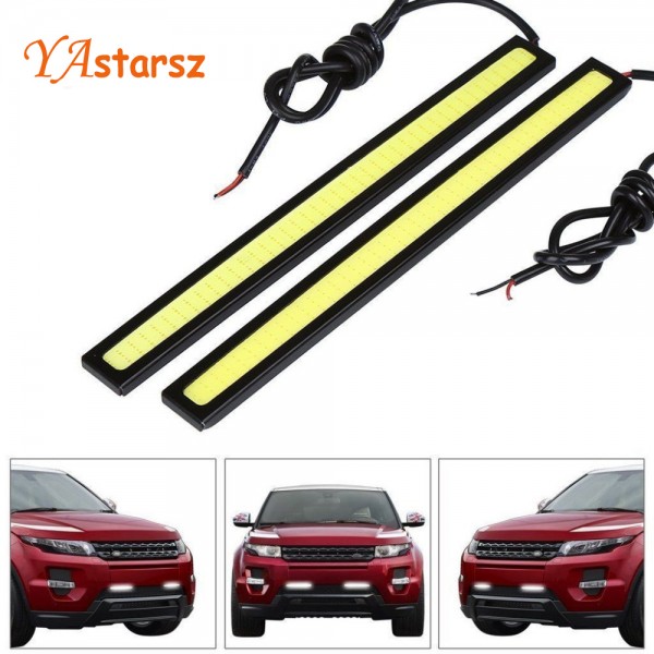 1Pcs 17CM LED COB DRL Daytime Running Lights DC12V External Waterproof Led Car Styling Car Light Source Parking Fog Bar Lamp