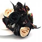 1Piece Hair Accessories for girl & women lace Hair Rope Super Elastic Headbands Floral printed Ponytail Scrunchie high quality