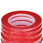1Roll 2mm*25m Red High Strength Acrylic Gel Adhesive Double Sided Tape/ Adhesive Tape Sticker For Phone LCD Screen