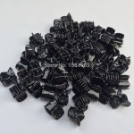 1cmx1.2cm 24pcs/pack Plastic Jaw Clip Hair Claw Clip Jaw Clamp Black Amber Mix Colors For Women Girls Baby Hair Accessory