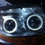 1pair Auto Halo Rings Angel Eye COB Chips Headlight 60/70/80/90/100/110/120 mm Cars Angel Eyes Motorcycle Car DRL LED 12V