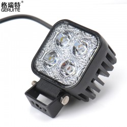 1pc 12w Car LED Light Offroad Work Light Bar for Jeep 4x4 4WD AWD Suv ATV Golf Cart 12v 24v Driving Lamp Motorcycle Fog Light