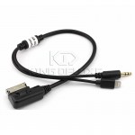 1pc For Audi MMI AMI MDI Music Interface Connector Charger Aux Audio Cable For VW Phone 7 6 5 /S Car Accessory #B02