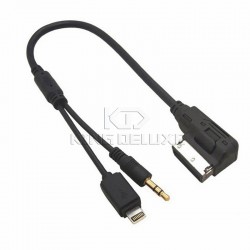 1pc For Audi MMI AMI MDI Music Interface Connector Charger Aux Audio Cable For VW Phone 7 6 5 /S Car Accessory #B02