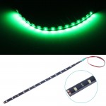 1pcs/10pcs Waterproof 15 LED 30cm Car Styling super waterproof flexible Car Light Daytime Running Lights  DRL Soft Strips