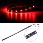 1pcs/10pcs Waterproof 15 LED 30cm Car Styling super waterproof flexible Car Light Daytime Running Lights  DRL Soft Strips