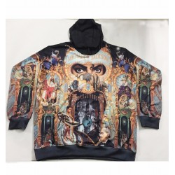 2 Styles Real American size King of Pop - Michael Jackson  3D Sublimation Print OEM  Hoody/Hoodie  Custom Clothing plus size