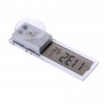 2 in 1  Automobile Car Clock Thermometer hours in the car LED digital display with Suction Cup AG10 Button Cell Battery Operated