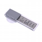 2 in 1  Automobile Car Clock Thermometer hours in the car LED digital display with Suction Cup AG10 Button Cell Battery Operated