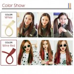 20 Inch  Long Hair 1 Clip In Hair Weaving Colorful Hair Extension Fake Hair Piece For Cosplay 20 Colors 2 Pieces