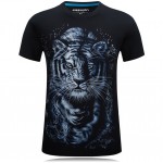 20 style S-6XL 3D T-shirt Mens Hot 2016 Summer Animal Snake Tiger Wolf  Lion Printed T-shirts Men Cotton Casual Brand T shirt