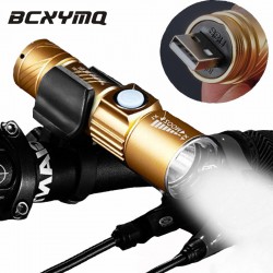 2000 Lumen USB Rechargeable Bicycle Light MTB Bike Light Zoom Flashlight Waterproof Built-in Battery Bicycle Accessories