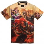 2015 LOL T Shirt Men Short Sleeved O-Neck Game heroes Printed Tee Shirts Men Hot Fashion casual-shirt  camisa masculina dota2