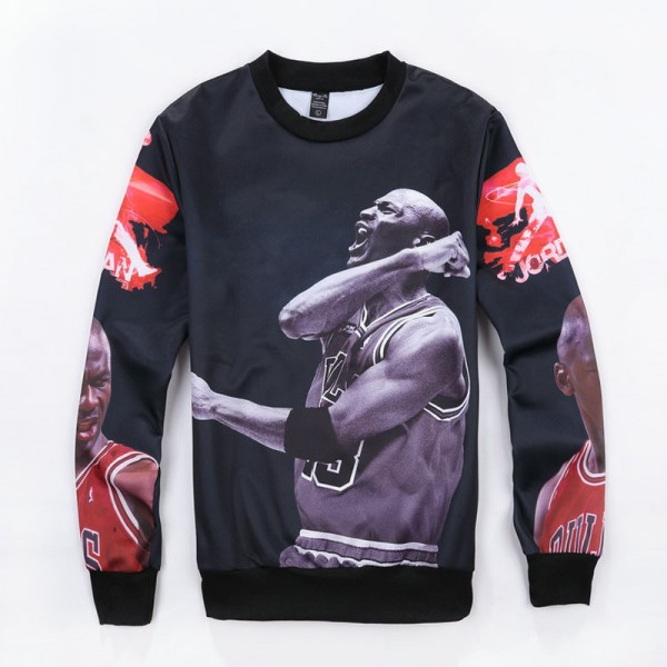 2015 NEW Fashion long sleeve hoodies men's printed Jordan sweatshirt men loose pullover for man/unisex felpe 3d uomo,ZA099