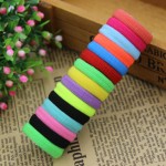 2015 New 50 pcs/lot Rubberbands Hot Candy Cute 15 Colours 2.5CM Child Kids Girls Hair Holders Elastics Tie Gum Hair Accessories