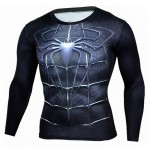 2015 New Fitness MMA Compression Shirt Men Anime Bodybuilding Long Sleeve 3D T Shirt Crossfit Tops Shirts