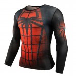 2015 New Fitness MMA Compression Shirt Men Anime Bodybuilding Long Sleeve 3D T Shirt Crossfit Tops Shirts