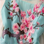 2015 Spring High quality european style Women clothing fashion Slim Party Dress elegant dresses XXL XXXL dress summer