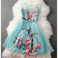 2015 Spring High quality european style Women clothing fashion Slim Party Dress elegant dresses XXL XXXL dress summer