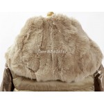 2015 Winter Jacket Women Luxury Style Winter Parkas Down Coat Ladies Real Rabbit Fur Collar Outerwear Down Jacket Free Shipping