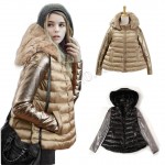 2015 Winter Jacket Women Luxury Style Winter Parkas Down Coat Ladies Real Rabbit Fur Collar Outerwear Down Jacket Free Shipping