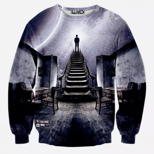 2015 new casual men hoodie 3d Dream Star Printed sweatshirt men fashion mens hoodies and sweatshirts harajuku chandal hombre