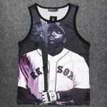 2015 summer new 3d tank top men/women tops tees print Jordan flowers hba Hip Hop bodybuilding regata masculina brand vest