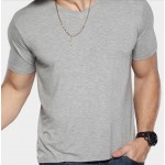 2016 95% Bamboo Fiber T-shirt Summer Breathable Men Underclothes Solid color Loose O Neck Short Sleeve Sports  T shirt Clothes