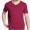 Wine Red V Neck5