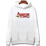 2016 Adventure Time Cartoon Hooded Mens Hoodies and Sweatshirts Hip Hop for Autumn Winter with Harajuku Sweatshirt 