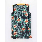 2016 American & European fashion Number print casual tanks women summer Tanks & Camis breathable fabric clothing wholesale