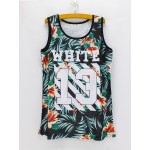 2016 American & European fashion Number print casual tanks women summer Tanks & Camis breathable fabric clothing wholesale