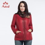 2016 Astrid New High-Quality Women Jacket Autumn and Winter Coat Plus Size Jacket Fashion Leisure Brand Women L-5XL AM-1590