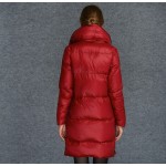 2016 Autumn Winter Women Down Parkas Coats Turn Down Collar 90% Duck Down Outerwear  3XL 4XL 5XL 3801