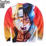 2016 Autumn Winter Women/Men Hoodies Sweatshirts anime Naruto sasuke Printed Long Sleeve O Neck Mens Sweatshirt Hoody Sudaderas