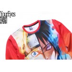 2016 Autumn Winter Women/Men Hoodies Sweatshirts anime Naruto sasuke Printed Long Sleeve O Neck Mens Sweatshirt Hoody Sudaderas