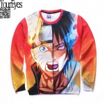 2016 Autumn Winter Women/Men Hoodies Sweatshirts anime Naruto sasuke Printed Long Sleeve O Neck Mens Sweatshirt Hoody Sudaderas