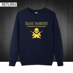 2016 Autumn winter Iron Maiden Sweatshirts men band rock heavy metal music printing male hoodies pullover ding plus size