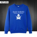 2016 Autumn winter Iron Maiden Sweatshirts men band rock heavy metal music printing male hoodies pullover ding plus size