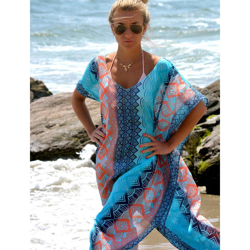 2016 Beach Pareo Tunic Sarongs Bathing Suit Cover Ups Sexy Women Kaftans Bikini Swimsuit Cover 