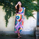 2016 Bohemian style Print Flower Women Long Dress Plus size Loose Summer Dress V-neck Casual Boho Dress Robe Longue Femme A079