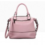 2016 Bolsa Feminina Pink Bucket  Bag Tassel Leather Bags Handbags Women Famous Brands Tote Bags Simple Shoulder Messenger Bolsas