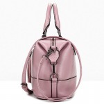 2016 Bolsa Feminina Pink Bucket  Bag Tassel Leather Bags Handbags Women Famous Brands Tote Bags Simple Shoulder Messenger Bolsas