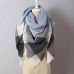 2016 Brand New Design Fashion Blankets scarf Soft Acrylic Winter Scarves warm Oversized Square Plaid scarf Shawl for women