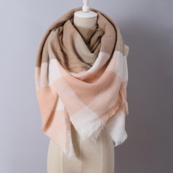 2016 Brand New Design Fashion Blankets scarf Soft Acrylic Winter Scarves warm Oversized Square Plaid scarf Shawl for women