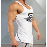 2016 Brand vest bodybuilding clothing and fitness men undershirt tank tops tops golds men undershirt XXL