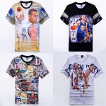 2016 Cool stephen curry print 3D T-shirt for men boy cotton jersey tee shirt steph 30 casual tshirts short sleeve tops