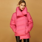 2016 European Women Down Parkas Jacket Coat  Autumn Winter Overcoats Female Short Outerwear  VF1079