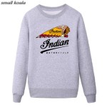 2016 Fashion  Style Vintage long Sleeve Funny  Motion Indian Motorcycle  Cotton Men's hoodies sweatshirt man