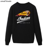 2016 Fashion  Style Vintage long Sleeve Funny  Motion Indian Motorcycle  Cotton Men's hoodies sweatshirt man